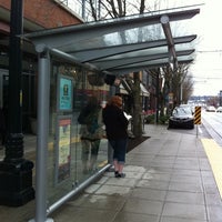 Photo taken at Seattle Streetcar - Westlake &amp;amp; Thomas by Rob C. on 2/4/2011
