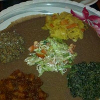 Photo taken at Lalibela Ethiopian Restaurant by D B. on 1/1/2012