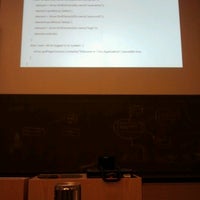 Photo taken at Linus Torvalds Auditorium by Anna H. on 3/28/2012