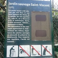 Photo taken at Jardin sauvage Saint-Vincent by vic on 3/28/2012