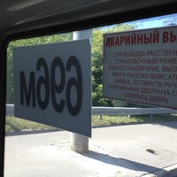 Photo taken at Маршрутное такси №696м by Максим Ж. on 8/8/2012