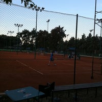 Photo taken at Obras Tenis Club by Hernan G. on 4/30/2012