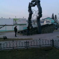 Photo taken at Памятник у Пригородного вокзала by Юрий В. on 4/11/2012
