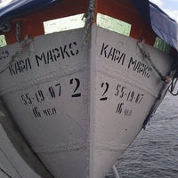 Photo taken at Теплоход «Карл Маркс» by Елена О. on 6/22/2012