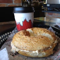 Photo taken at Brooklyn Bagels Cafe by Lisha A. on 4/5/2012