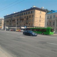 Photo taken at Остановка «Улица Московская» by Stas S. on 5/21/2012