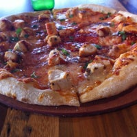 Photo taken at Treza Fine Salad &amp;amp; Wood-Fired Pizza Co by Michael S. on 9/4/2012