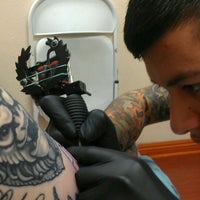 Foto diambil di Kathouse Inc. Tattoos &amp;amp; Body Piercings oleh Jack C. pada 5/4/2012