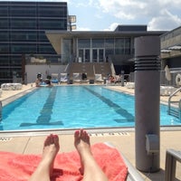 Photo taken at MidCity Lofts Rooftop Pool by Marie C. on 5/30/2012