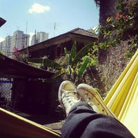 Photo taken at 3Dogs Hostel São Paulo by Bruna B. on 8/24/2012