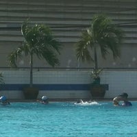 Photo taken at สระว่ายน้ำ @ ICC Sport Club by Nooonui on 4/10/2012