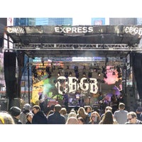 Photo taken at CBGB Music Festival at Times Square by Miguel G. on 10/24/2014