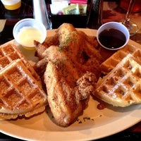 Photo taken at Resie&amp;#39;s Chicken &amp;amp; Waffles Restaurant by Sherry V. on 4/27/2013