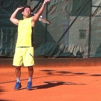 Photo taken at Brooklin Tennis by _Pablo D. on 2/1/2014