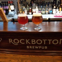 Photo taken at Rockbottom Brewery by Jeremy on 7/24/2019