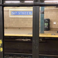 Photo taken at MTA Subway - 51st St (6) by Jeremy on 7/1/2022