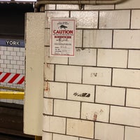 Photo taken at MTA Subway - York St (F) by Jeremy on 7/2/2022
