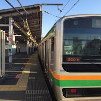 Photo taken at JR Platforms 5-6 by Nao on 1/20/2016