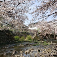 Photo taken at 恩田川沿い by Nao on 4/2/2023
