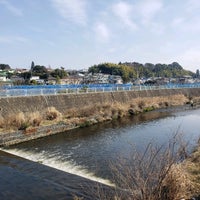 Photo taken at 恩田川沿い by Nao on 2/13/2021