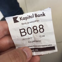 Photo taken at Kapital Bank by Kenan G. on 8/2/2017