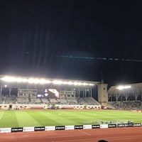 Photo taken at Tofiq Bəhramov adına Respublika Stadionu by Kenan G. on 9/19/2019