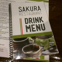 Снимок сделан в Sakura Restaurant &amp;amp; Sushi Bar пользователем dgw 11/16/2017