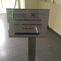 Photo taken at Katholische Hochschule für Sozialwesen Berlin by Gosia on 5/18/2018