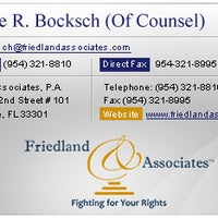 Photo taken at Friedland &amp;amp; Associates, P.A. Personal Injury Lawyers by Susan J. S. on 2/9/2013