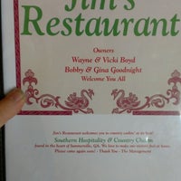 jims family restaurant summerville ga