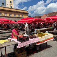 Photo taken at Tržnica Dolac by Gonny Z. on 6/25/2022