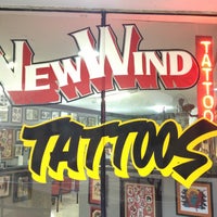 Photo taken at New Wind Tattoo by Mari G. on 4/27/2013