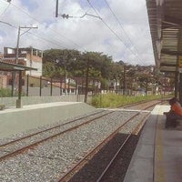 Photo taken at Estação de Trem de Itacaranha by Lourenço #. on 11/12/2014