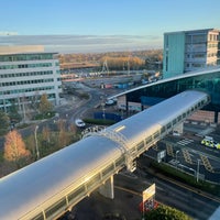 Photo taken at Radisson Blu Hotel Manchester Airport by Adrian H. on 11/28/2022