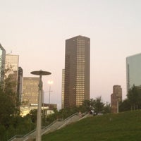 Photo taken at Buffalo Bayou Sabine Promenade by Melissa C. on 6/4/2014