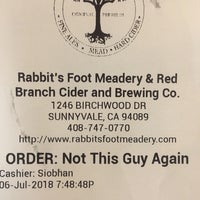 Photo prise au Rabbit&amp;#39;s Foot Meadery par mark r. le7/7/2018