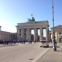 Photo taken at Brandenburg Gate by Vladimir A. on 2/26/2015