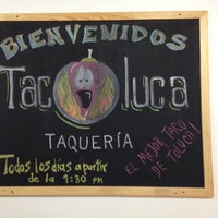 รูปภาพถ่ายที่ Tacoluca Taqueria โดย Tacoluca Taqueria เมื่อ 11/13/2014