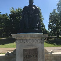 Photo taken at Edward Jenner Statue by Thomas S. on 7/17/2017