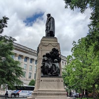 Photo taken at Friedrich Wilhelm von Steuben Statue by Max G. on 5/14/2019