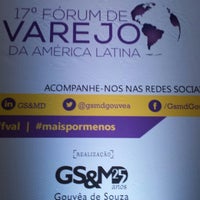 Photo taken at 17o. Forum de Varejo da América Latina by Janderson C. on 8/26/2014