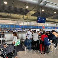 Photo taken at Delta Ticket Counter by Jason L. on 8/27/2019