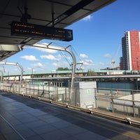 Photo taken at Canning Town by Nadira on 9/30/2015