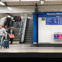 Photo taken at Metro Nuevos Ministerios by Emy D. on 11/1/2022