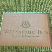 Photo taken at Weekapaug Inn by Daniel P. on 10/21/2017