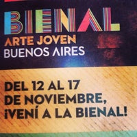 Снимок сделан в #LaBienalBA - Bienal Arte Joven Buenos Aires пользователем G P. 11/11/2013