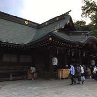 Photo taken at Okunitama Shrine by Mickey M. on 4/22/2018