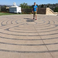 Photo taken at Labyrinth At Forest Lawn by Domo N. on 9/11/2016