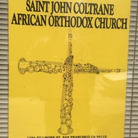 Photo taken at Saint John Coltrane African Orthodox Church by Daniel V. on 5/11/2015