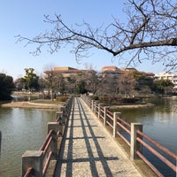 Photo taken at 万代池公園 by lee_koo ワ. on 3/10/2022
